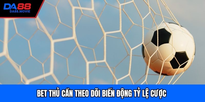 Bet thủ cần theo dõi biến động tỷ lệ cược